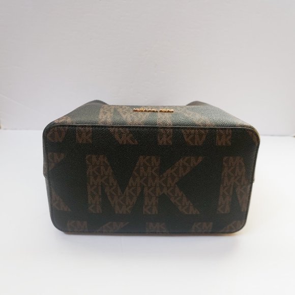 New Without Tag Michael Kors Suri L Crossbody Bag MK Brown Black